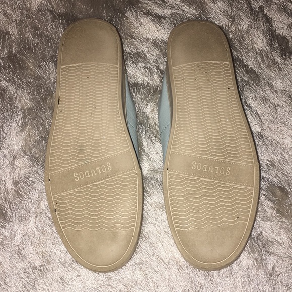 EUC Women's Platform Soludos Sneakers Baby Blue “air” Ibiza Size 7.5 - Picture 4 of 4